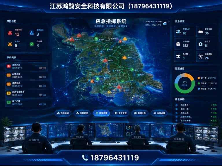 衢州消防通信指挥展示图